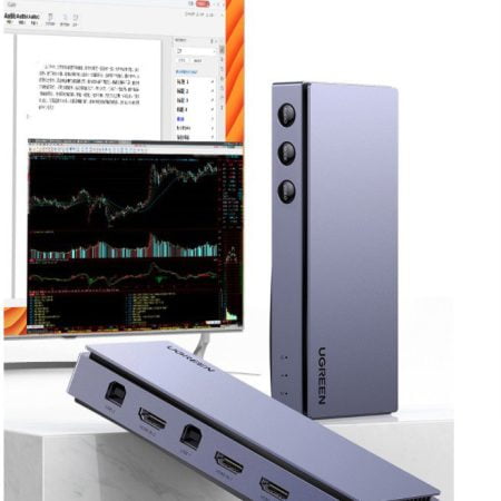 Bộ gộp HDMI 2 ra 1 có KVM với chức năng chia màn hình Ugreen 80187