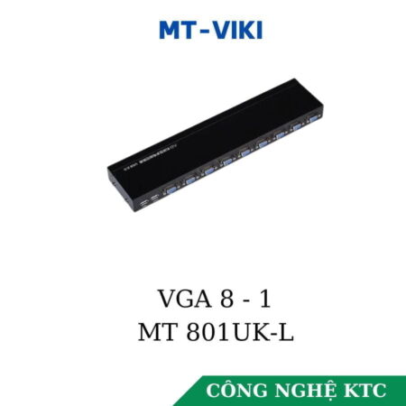 Bộ chia VGA 8 ra 1 có KVM MT-VIKI MT-801UK-L