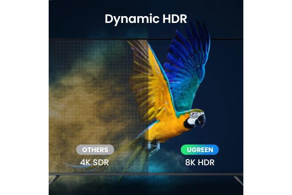 Cáp HDMI 2.1 sợi quang dài 40m hỗ trợ 8K/60Hz 4K/120Hz Ugreen 50400