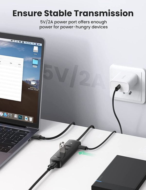 Bộ chia USB 3.0 4 cổng dài 1M Ugreen 80657