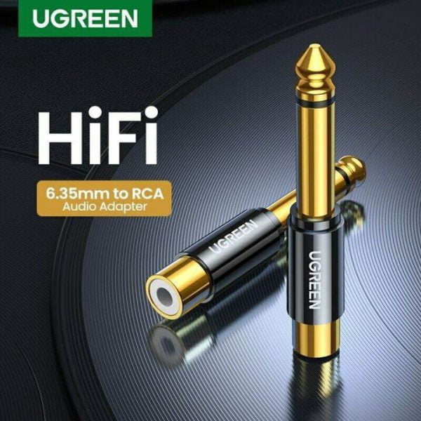 Đầu chuyển 6.5mm to RCA Mono Ugreen 80731