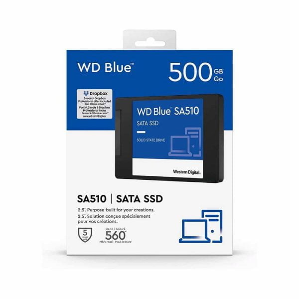 Ổ cứng SSD Western Digital Blue SA510 2.5'' 250GB-2TB SATA 3