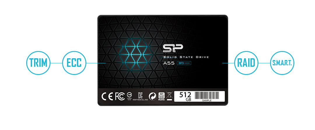 Ổ cứng SSD Silicon Power Ace A55 128GB-1TB