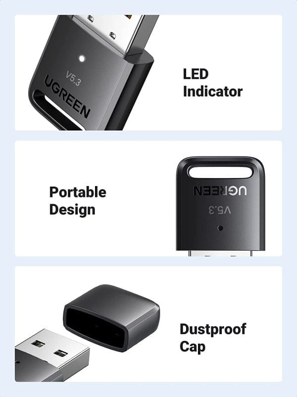 Bluetooth 5.3 USB Adapter Ugreen 90225