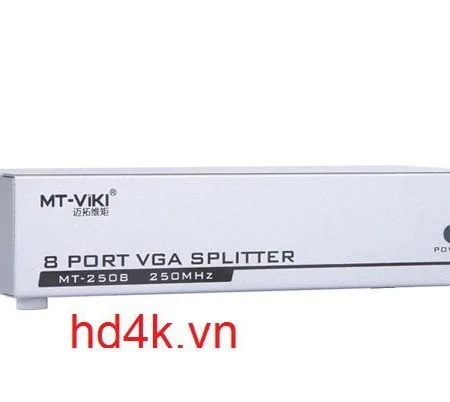 Bộ chia VGA 1 ra 8 (250Mhz) MT-Viki MT-2508