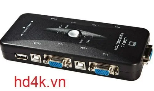 Bộ chia VGA 4 ra 1 có KVM MT-VIKI MT-401UK