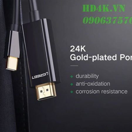 Cáp chuyển Mini DisplayPort to HDMI 1.5M Ugreen 10450