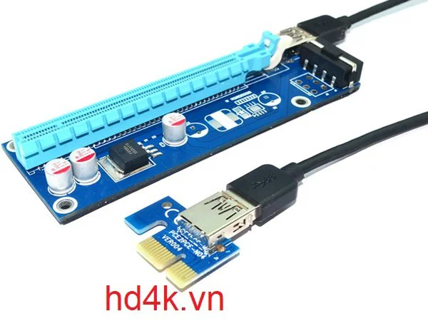 Card chuyển PCI-E 1X to PCI-E 16X