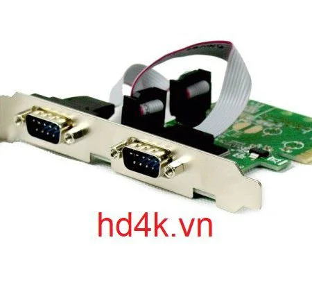 Card chuyển PCI-E to 2 com RS232  Diewu