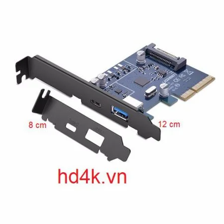 Card chuyển PCI- E to Type-C , USB 3.0 Ugreen 30774