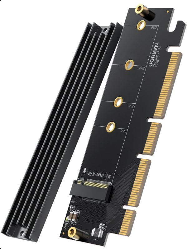 Card PCIe 4.0(16×) to M.2 NVMe Expansion Card Ugreen 30715