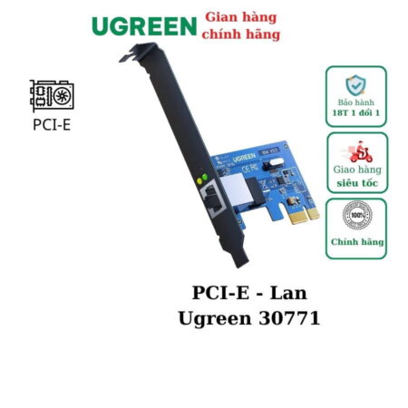 Card mạng Lan PCI Express 10/100/1000Mbps Ugreen 30771