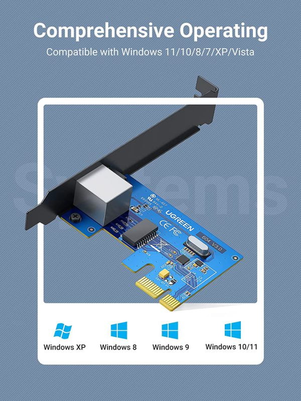 Card mạng Lan PCI Express 10/100/1000Mbps Ugreen 30771