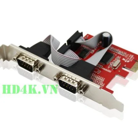 Card PCI-E to 2 Com (RS232) Unitek Y-7504