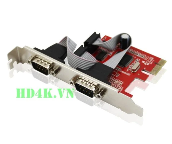 Card PCI-E to 2 Com (RS232) Unitek Y-7504