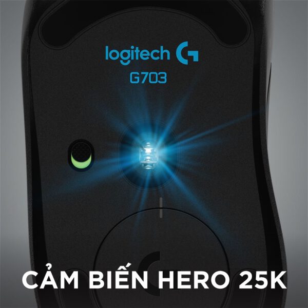 Chuột không dây gaming Logitech G703 Hero LIGHTSPEED