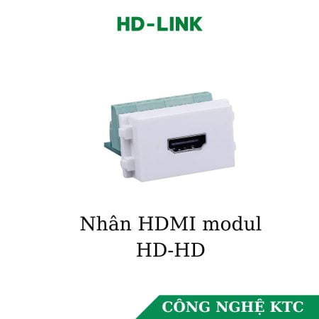 Socket outlet HDMI 2.0 âm tường loại bắt vít HD-Link