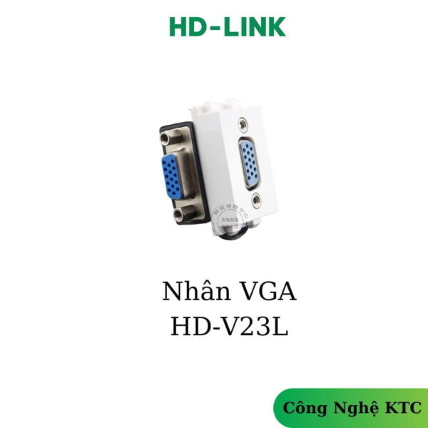 Đế âm tường VGA góc 90 - Socket outlet