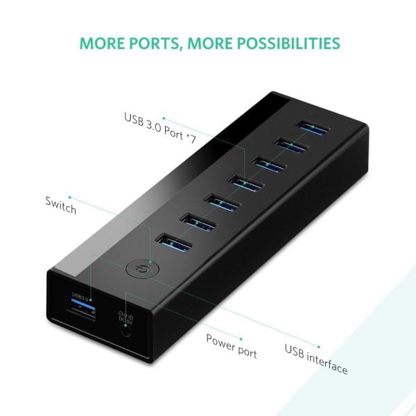 Hub USB 3.0 Ugreen 40522 7 in 1