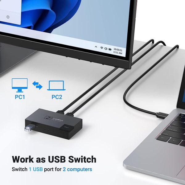 Bộ gộp USB 3.0 2  ra 1 Ugreen 15149