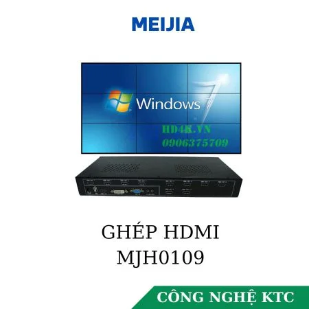 Bộ ghép màn hình Tivi Wall Controller - 09 màn hình Meijia