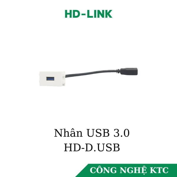 Dây âm tường USB 3.0 HD-Link Size 23*36