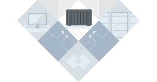 Thiết Bị Lưu Trữ NAS Synology RS1221+ (AMD Ryzen™ V1500B-4GB DDR4-8 Bay)