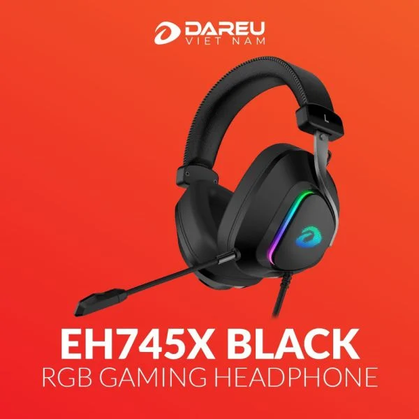 Tai nghe DAREU EH745X BLACK RGB