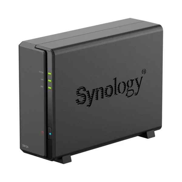 Thiết bị lưu trữ NAS Synology DS124 (Realtek RTD1619B-1GB DDR4-1 Bay)