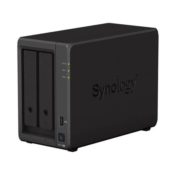 Thiết Bị Lưu Trữ NAS Synology DS723+ (AMD Ryzen R1600-2GB DDR4-2 Bay)