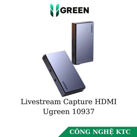 Thiết bị ghi hình  Livestream Capture HDMI 4K@60Hz Ugreen 10937