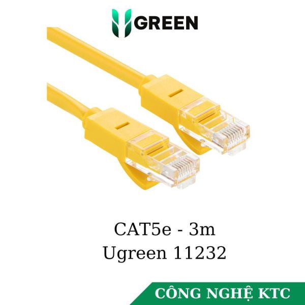 Cáp Mạng Đúc Sẵn Cat5e 3M Ugreen 11232