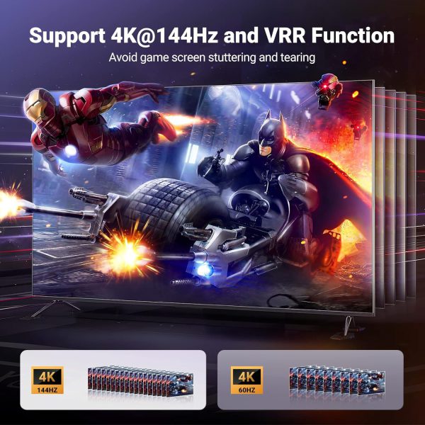 Bộ gộp HDMI chuẩn 2.1 3 vào 1 ra hỗ trợ 8K 60Hz Ugreen 15604