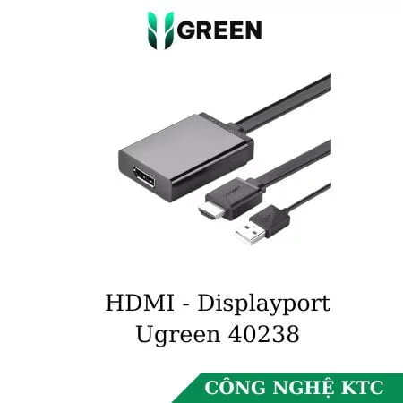 Cáp chuyển HDMI to Displayport Ugreen 40238