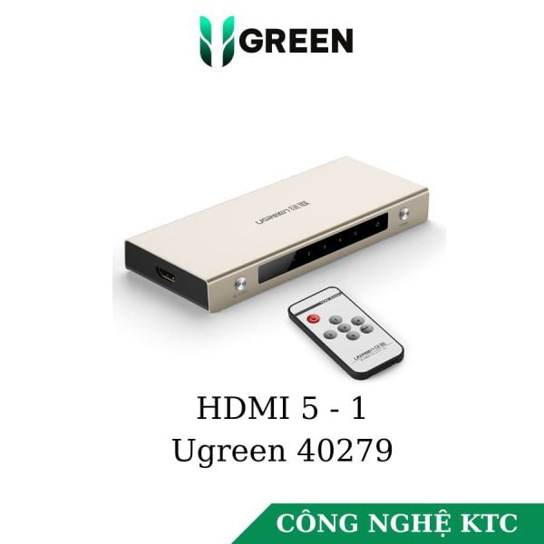 Bộ chia HDMI 5 ra 1 Ugreen 40279