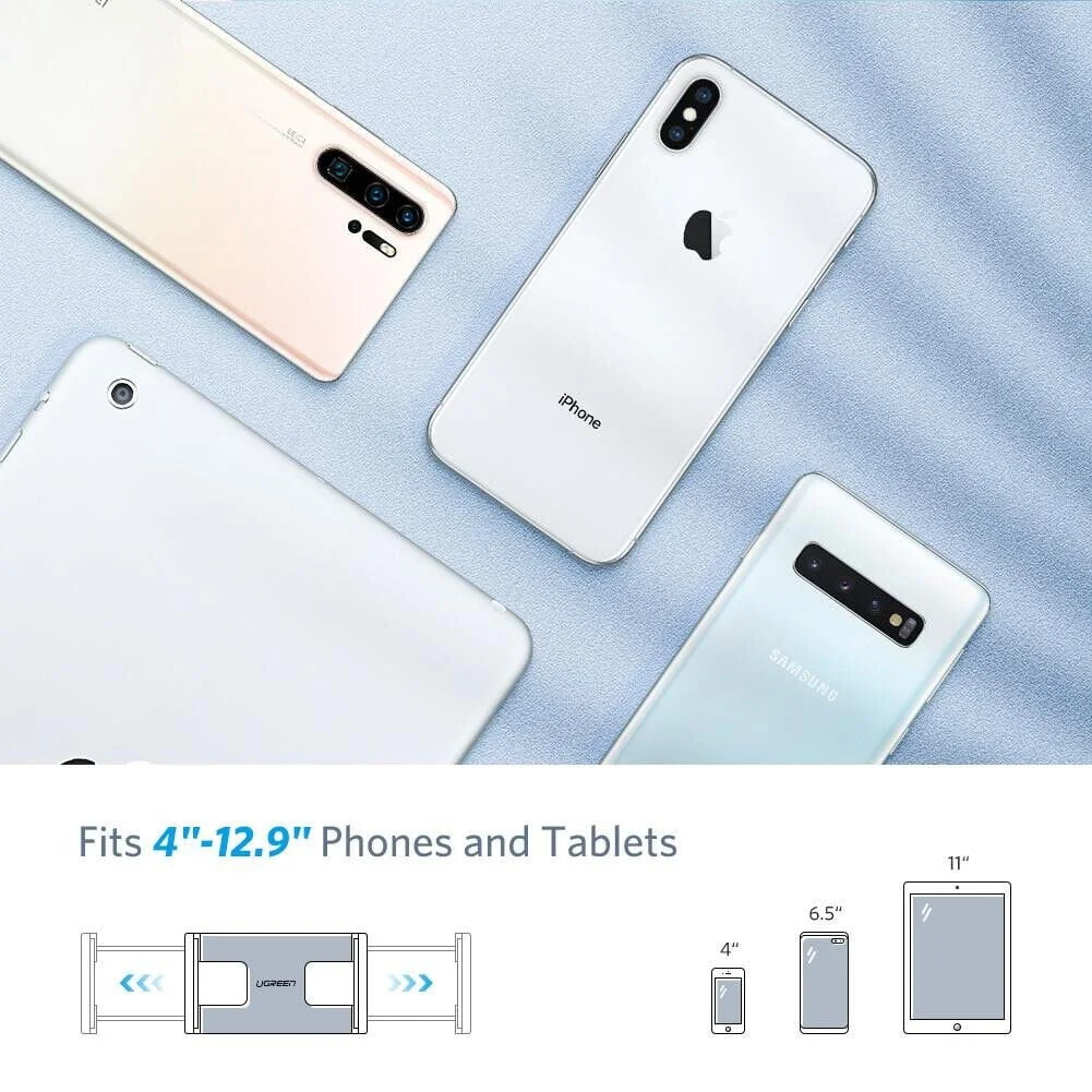 Universal Holder with Folding Long Arm (Black) Ugreen 50394