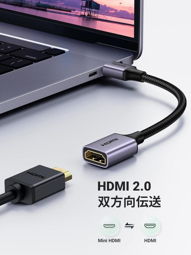 Dây cáp Mini HDMI sang HDMI 2.0 Ugreen 90593