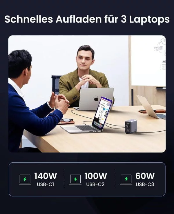 Củ sac Nexcode GaN 300W Desktop Charger EU 4C1A Ugreen 90903B
