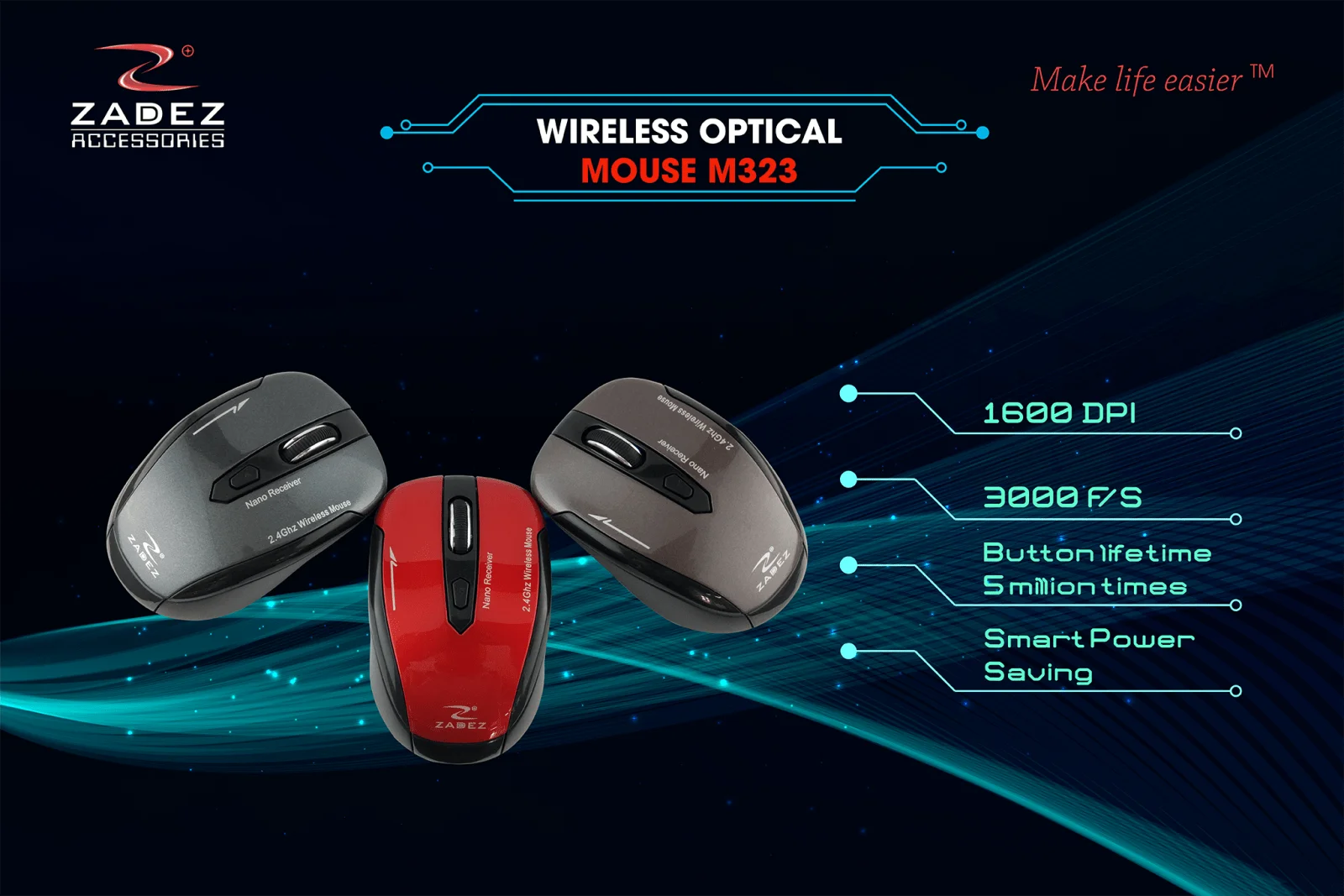 Zadez Anywhere Mouse M323