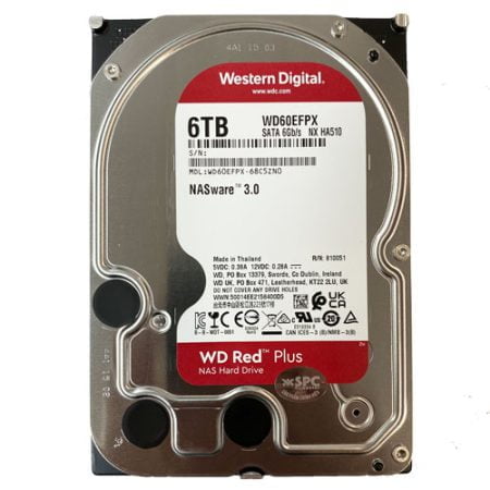 Ổ cứng Western Digital Red Plus 6TB 3.5 inch 256MB Cache 5400RPM WD60EFPX