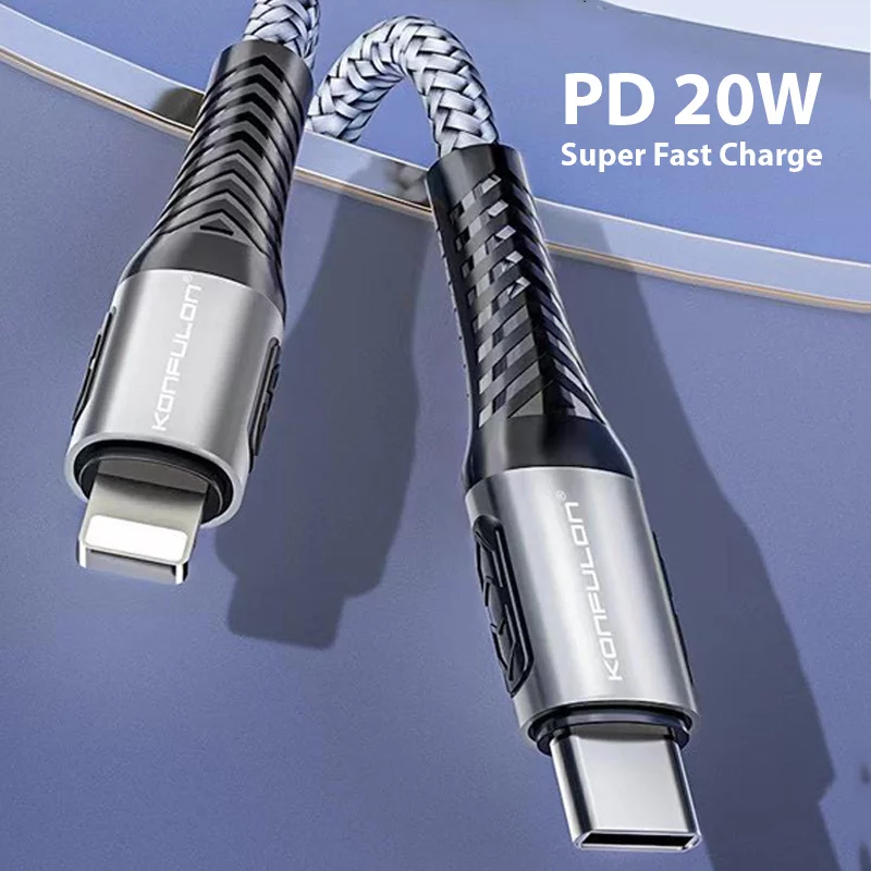 Dây cáp sạc Type-C sang Lightning Konfulon DC35L