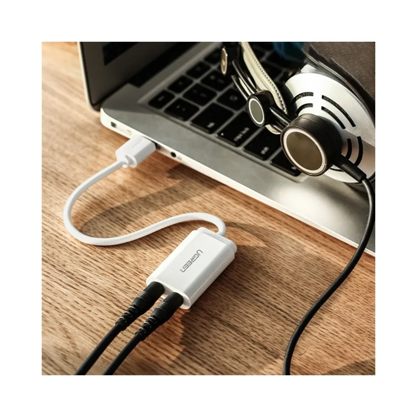 Dây cáp USB 2.0 sang Audio và Micro Ugreen 30143