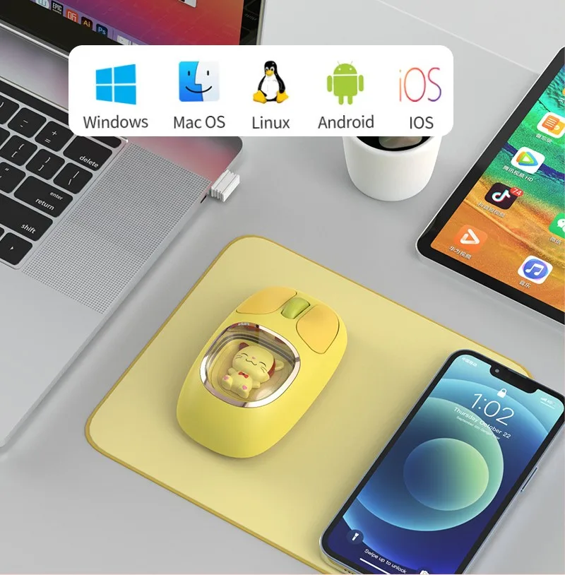 Chuột không dây Y-Fruitful M94 Bluetooth/USB