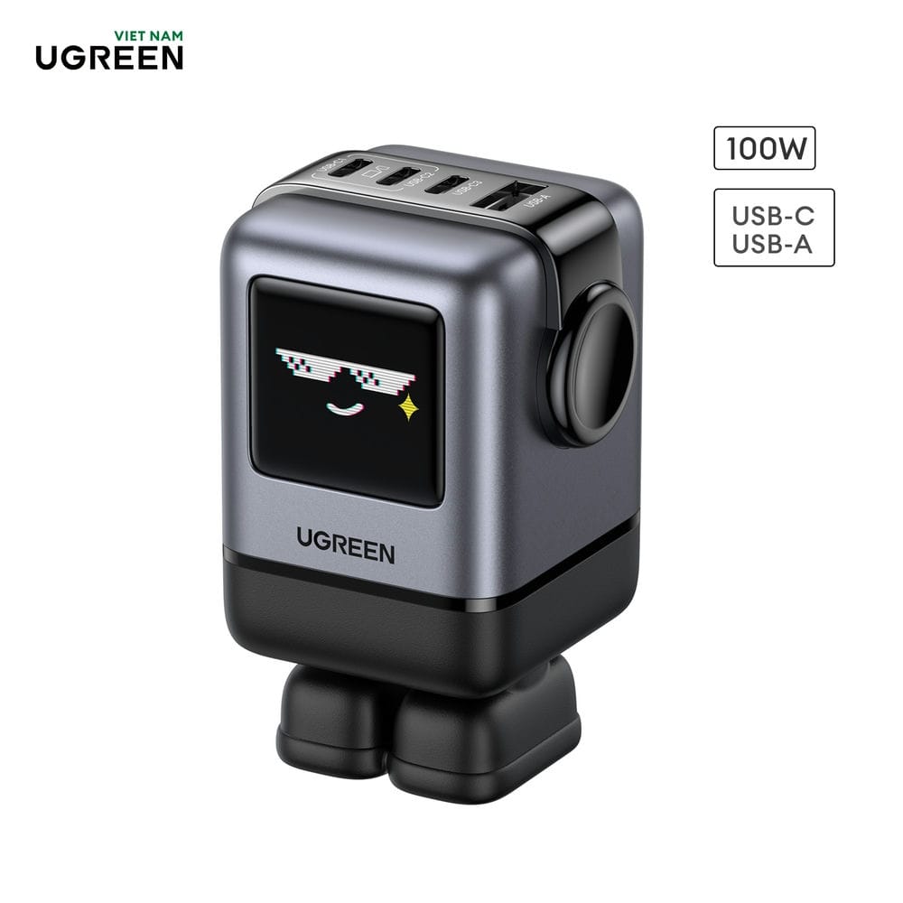 Củ sạc robot 100W UGREEN Uno X688 45514B siêu tốc