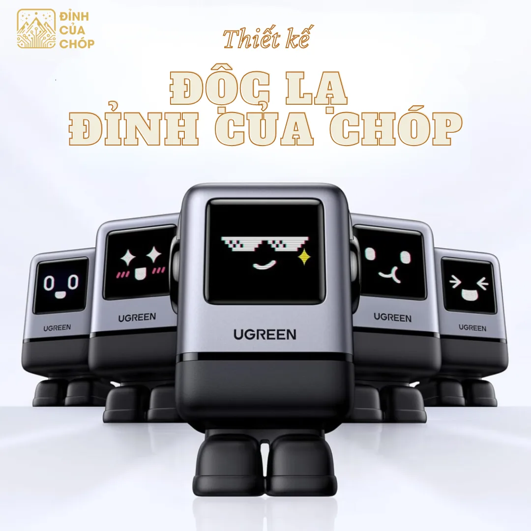 Robot sạc nhanh UGREEN Uno X688 – 4 cổng sạc 100W 45514B siêu tốc