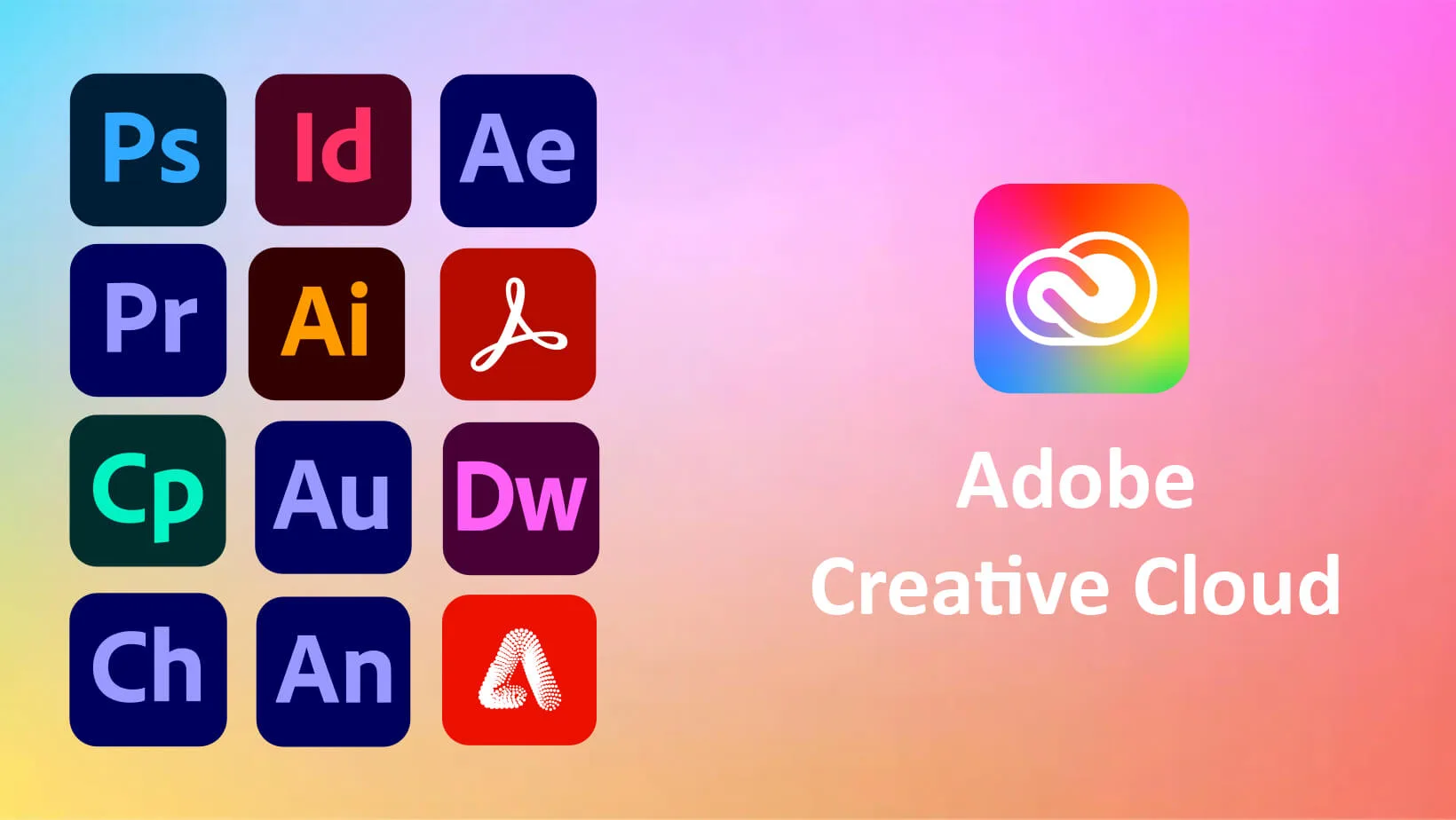 Bộ ứng dụng Adobe Creative cloud for Teams