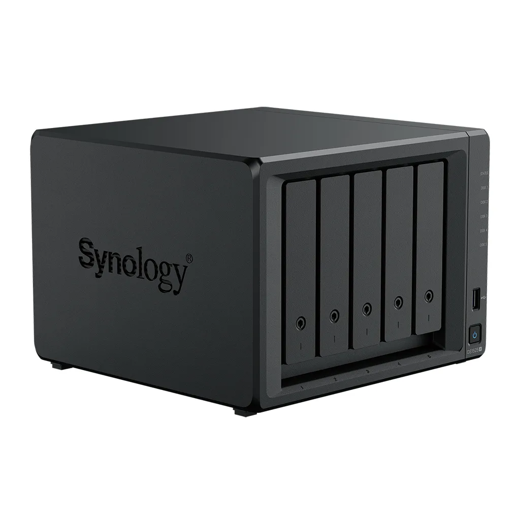 Thiết Bị Lưu Trữ NAS Synology DS1525+ | Ryzen V1500B | 8GB DDR4- 5 Bay