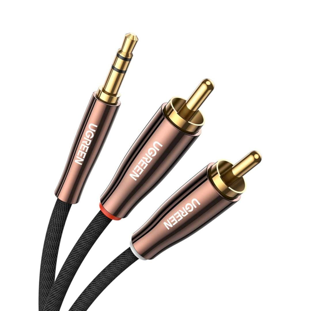 Dây cáp âm thanh 3.5mm ra 2 RCA Ugreen AV170 | 0.5m – 5m