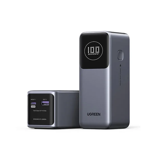 Pin sạc dự phòng 12000mAh Ugreen PB724 | Xám