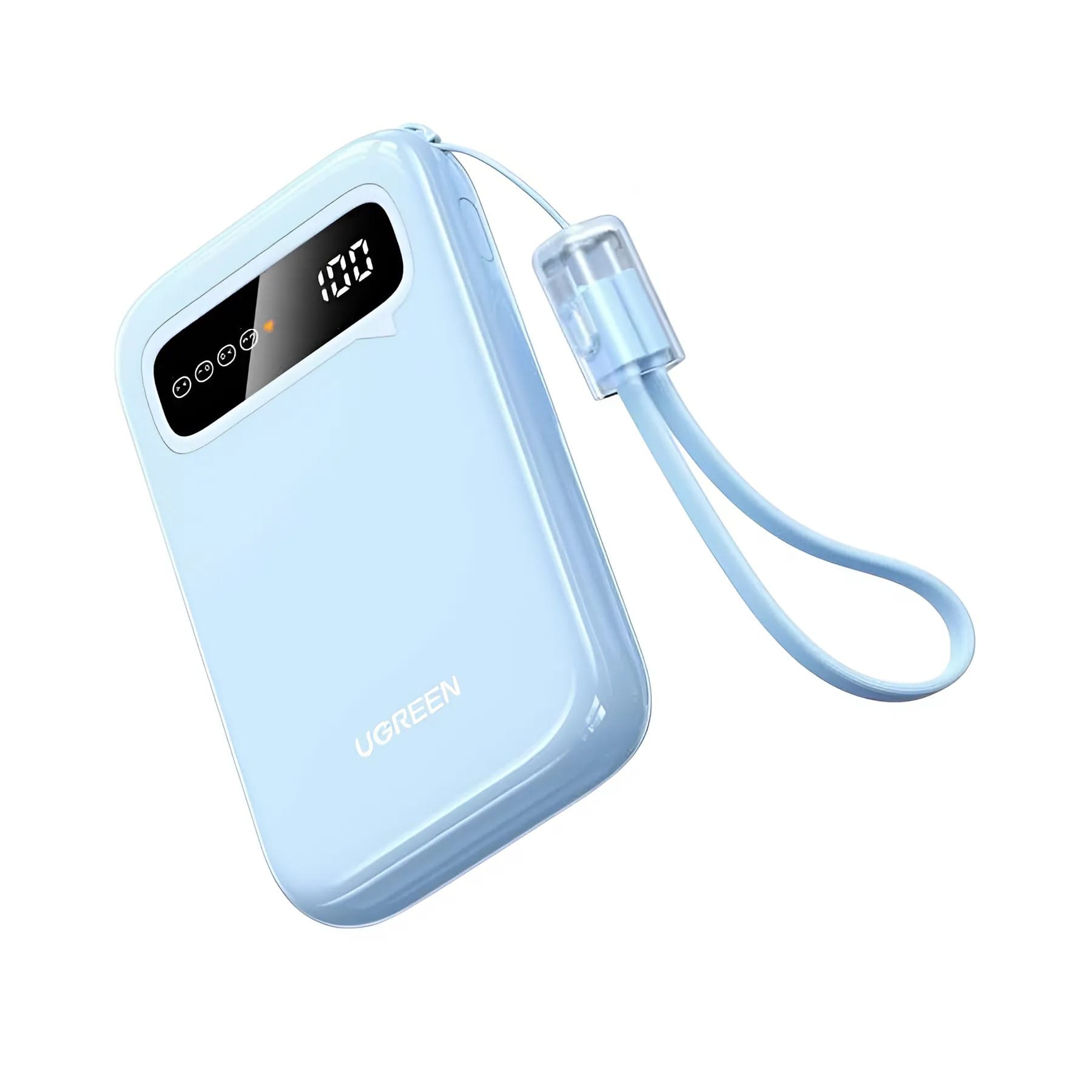 Pin sạc dự phòng 10000mAh Ugreen PB522 (kèm cáp USB-C) | Xanh Dương